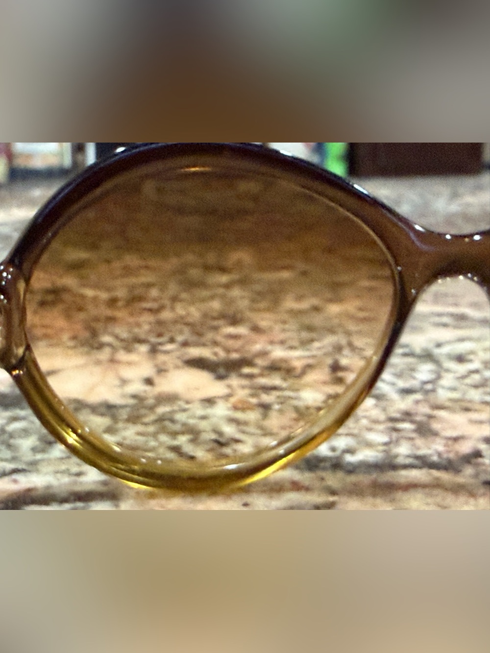 Gucci Women's Brown Gradient Round Sunglasses 2476/S Vintage - Picture 4 of 8